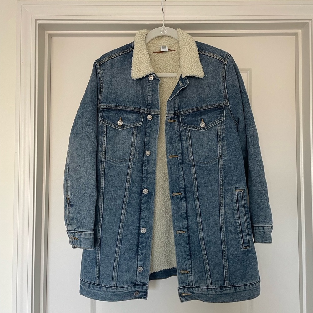 Sherpa Denim Coat